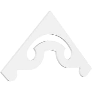 Pitch Northwest 1 in. x 60 in. x 30 in. (11/12) Architectural Grade PVC Gable Pediment Moulding