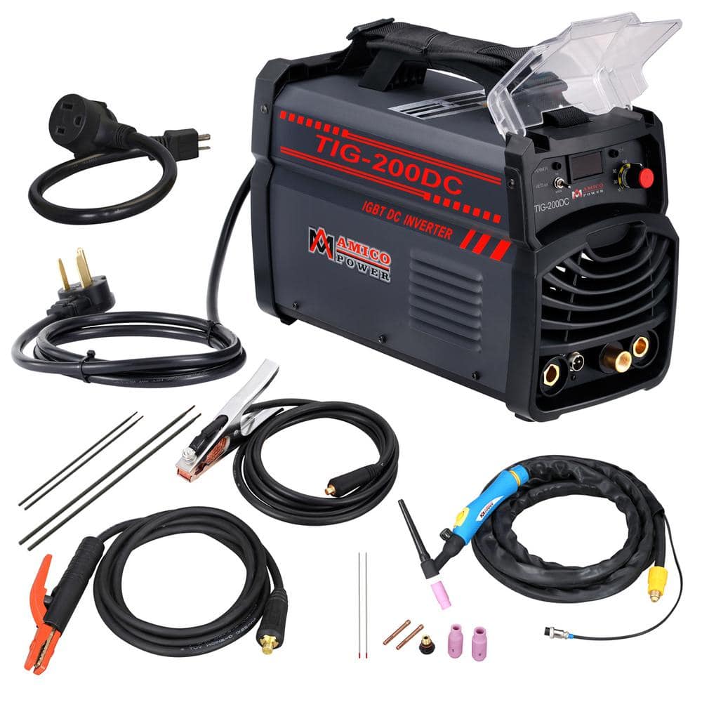 Am Amico Electric Amico Tig Torch Arc Stick Dc Inverter Welder