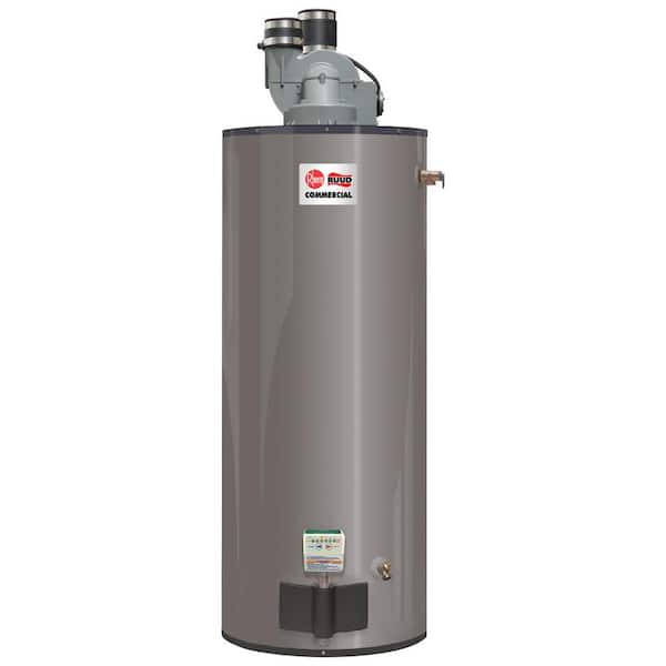 Rheem Medium Duty 75 Gal. 75.1K BTU Low NOx (LN) Commercial Natural Gas Power Direct Vent Tank Water Heater