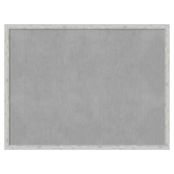 Amanti Art Imprint Silver 25 in. x 19 in Framed Magnetic Board