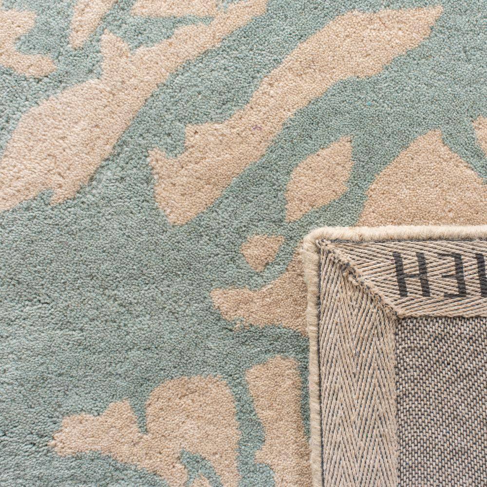 Bella Beige and Blue Hand-Tufted Wool Area Rug