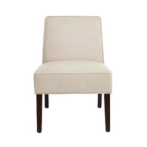 Teagan Beige Upholstered Accent Chair