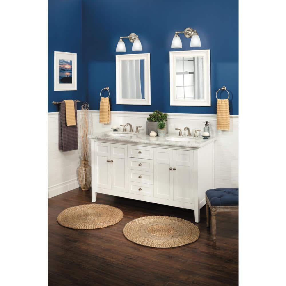 Brushed Nickel 24-Inch Wall Mounted Towel Bar