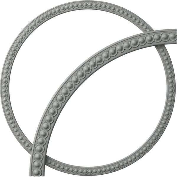 Ekena Millwork 64-1/2 in. Hillsborough Running Coin Ceiling Ring (1/4 of Complete Circle)
