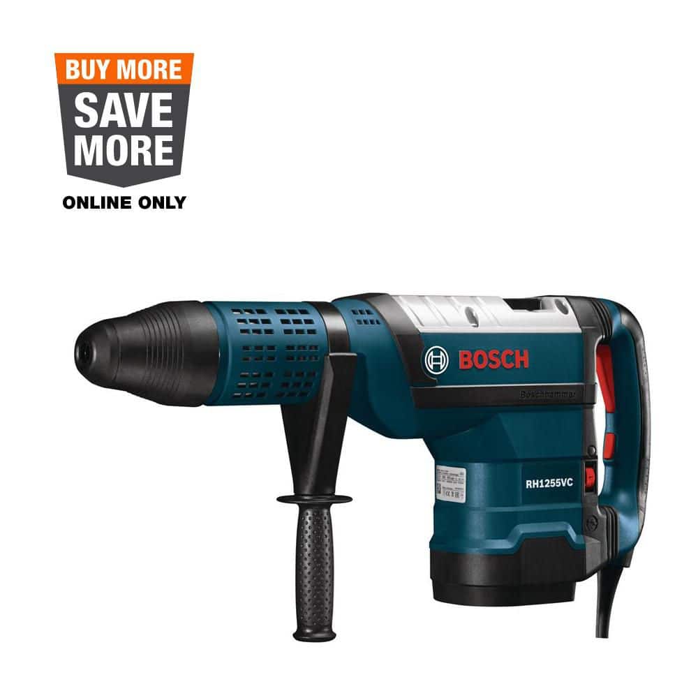Bosch 15 Amp 2 in. Corded Variable Speed SDS-Max Concrete/Masonry Rotary Hammer Drill with Carrying Case