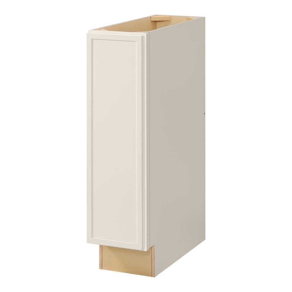 Leyton 9 in. W x 24 in. D x 34.5 in. H Ready to Assemble Plywood Slim Shaker Base Kitchen Cabinet in Antique White price history on PriceWatchPro