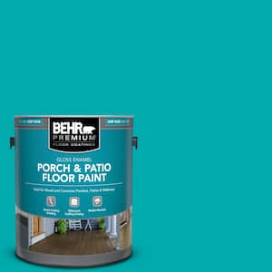 BEHR PREMIUM 1 gal. #740F-5 Myth Gloss Enamel Interior/Exterior Porch and  Patio Floor Paint 673001 - The Home Depot