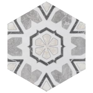 Mazzo Hex Deco Chroma 8-1/2 in. x 9-3/4 in. Porcelain Floor and Wall Tile (3.96 sq. ft./Case)