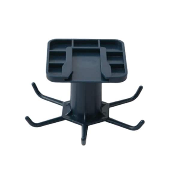 2-Piece Black Plastic Under Cabinet Kitchen Utensil Hooks with 360° Swivel and Nail-Free Adhesive Mount for Cookware