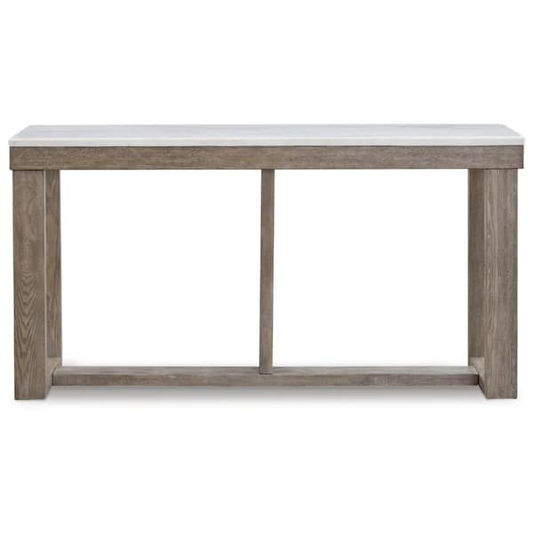 Loyaska Sofa Table - Brown/Ivory Loyaska Sofa Table - Brown/Ivory