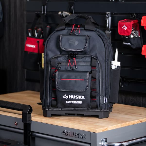 Husky 20 in. Build Out Tool Back Pack HD75114-TH - The Home Depot