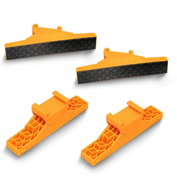 Swivel Jaws for Parallel Clamps, Add-On Pivot Jaws for Irregular Shapes, Frame and Door Gluing (4-Pack)