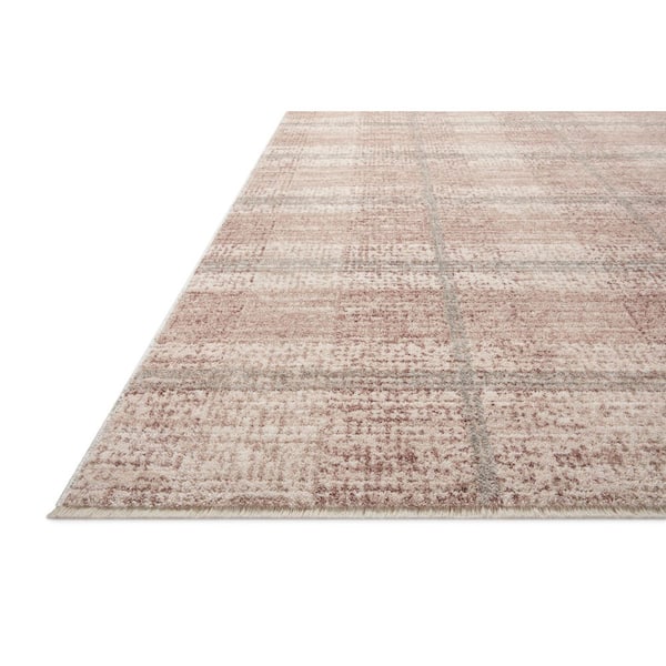 Angela Rose Ember 2 ft. 7 in. x 10 ft. Clay/Mist Contemporary Runner Rug