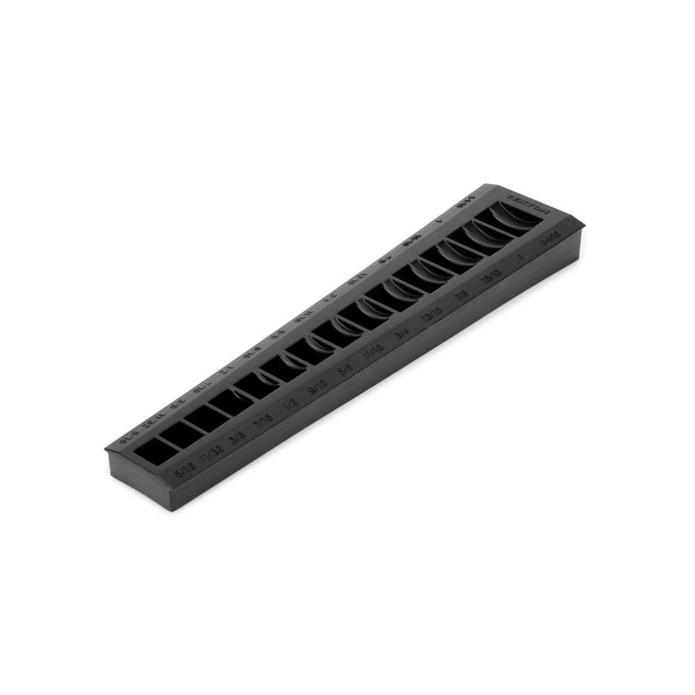 14-Tool 3/8 in. Drive Flare Nut Crowfoot Wrench Organizer Rack, Black (5/16 - 1-1/16 in.) price history on PriceWatchPro