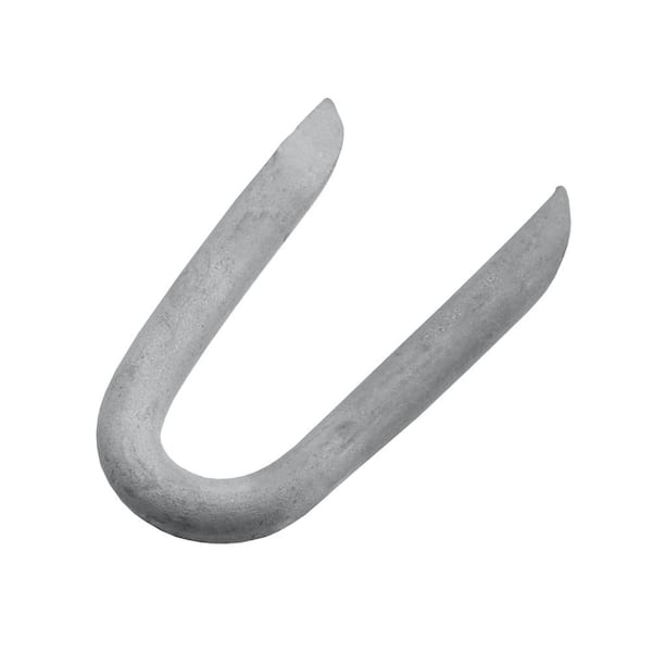 Everbilt 1-1/4 in. Staples Hot Dipped Galvanized 1 lb. (Approximately 83-Pieces)