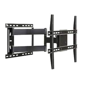 Retractable Full Motion Wall Mount for 80 in. - 89 in. TVs, Solid Heavy-Gauge Steel with Durable Coated Finish in Black