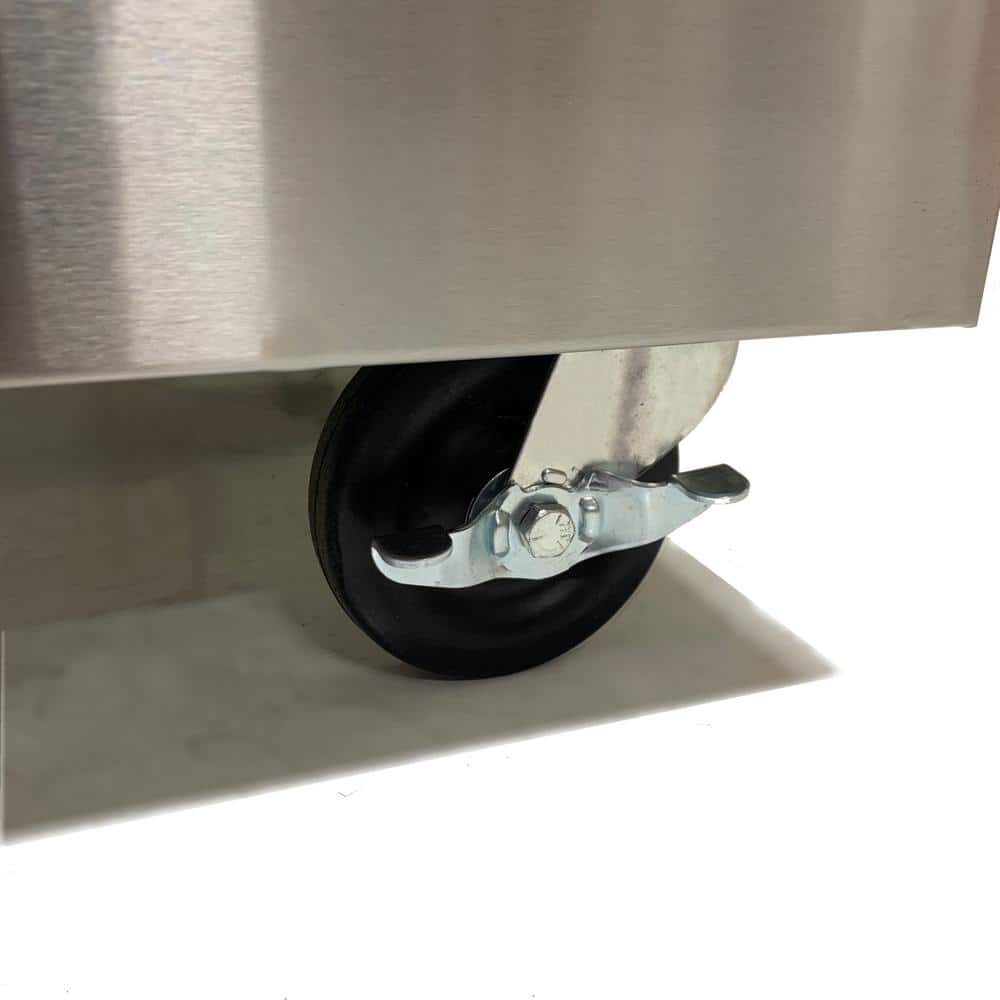 Pro Series Stainless Steel Portable Handwashing Sink with Gooseneck Faucet