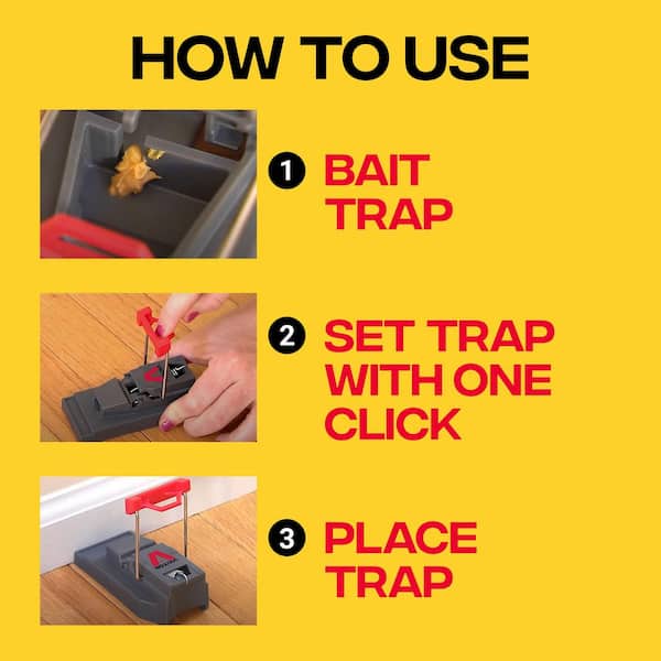 Victor Quick Kill Indoor/Outdoor Mouse Traps (6-Pack) M123SSR