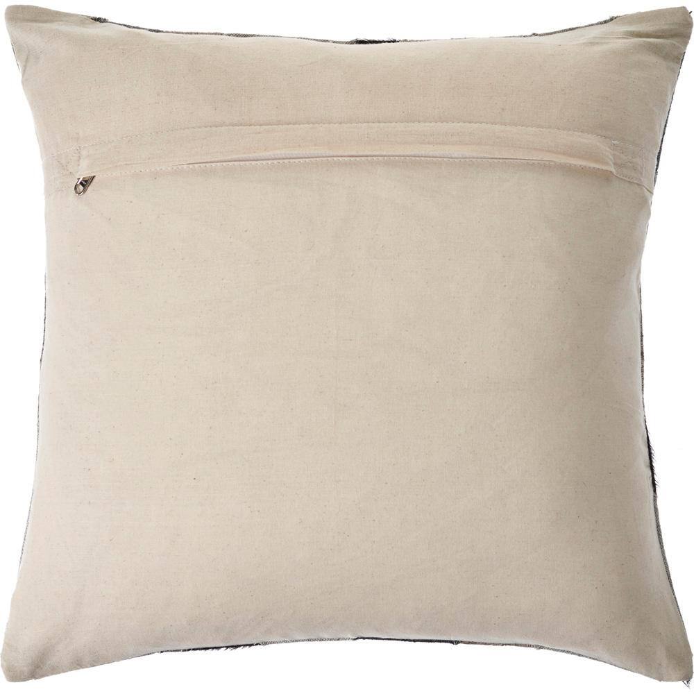 Gray and Brown Chevron Faux Leather Throw Pillow Set