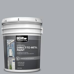 5 gal. #AE-50 Gray Cast Eggshell Direct to Metal Interior/Exterior Paint