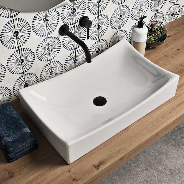 Swiss Madison Marseille 25.5 in. Rectangle Vessel Bathroom Sink