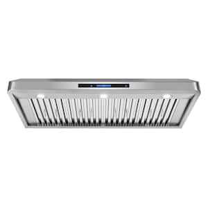 48 in. Haven Collection 500 CFM Ducted Under Cabinet Range Hood, Touch Controls, LED Lights, Stainless Steel