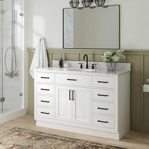 Jillian 54 Double Bathroom Vanity Set Sand & Stable Base Finish: White Wash