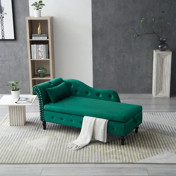 Chaise longue with online storage