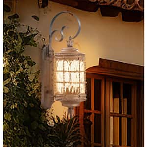 Mallorca 4-Light Spanish Iron Outdoor Wall Lantern Sconce