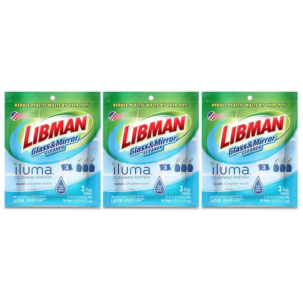 Libman 24 oz. Iluma Glass Cleaner Refill Pods (9-Count)