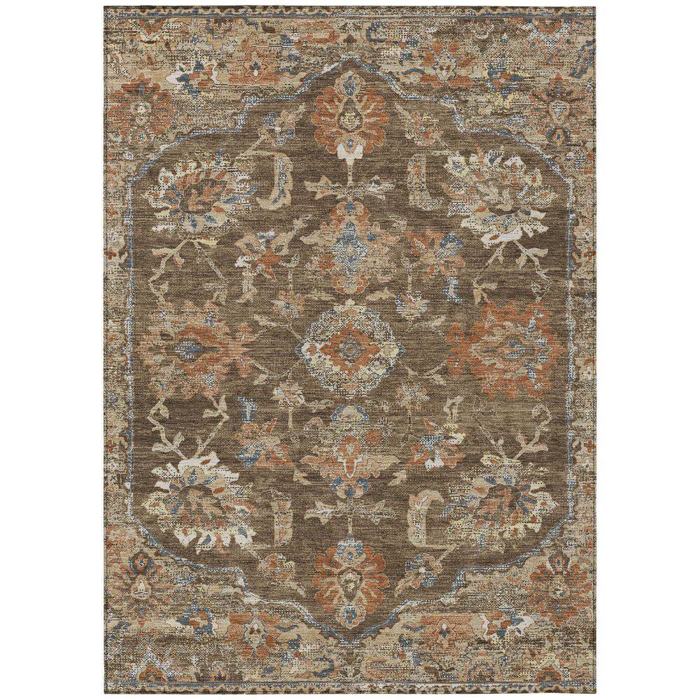 Chantille Machine Washable Indoor/Outdoor Abstract ACN2793 Chocolate 8 ft. x 10 ft. Area Rug price history on PriceWatchPro