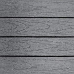 UltraShield Naturale 1 ft. x 1 ft. Quick Deck Outdoor Composite Deck Tile in Westminster Gray (10 sq. ft. Per Box)