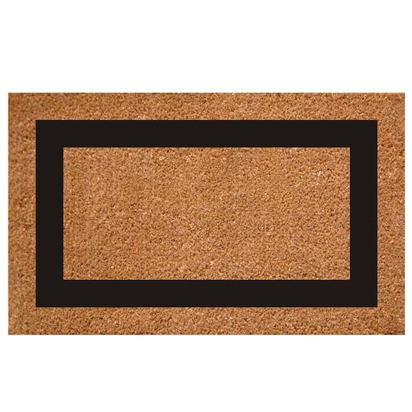 Creative Accents Single Picture Frame Plain 22 in. x 36 in. HeavyDuty SuperScraper Coir Door Mat-DISCONTINUED