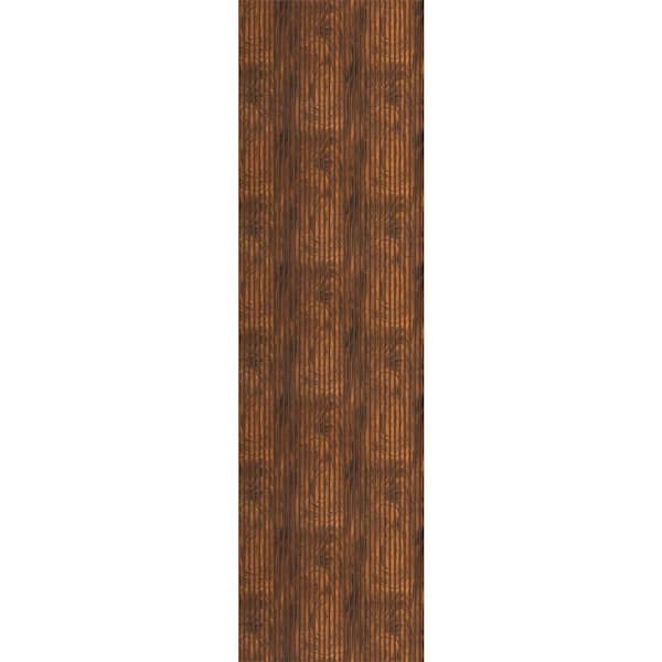 Take Home Sample-Tiny Slats 1/4 in. x 0.25 ft. x 1 ft. Brown Mahogany Glue-Up Foam Wood Slat Walls (1-Piece/Pack)