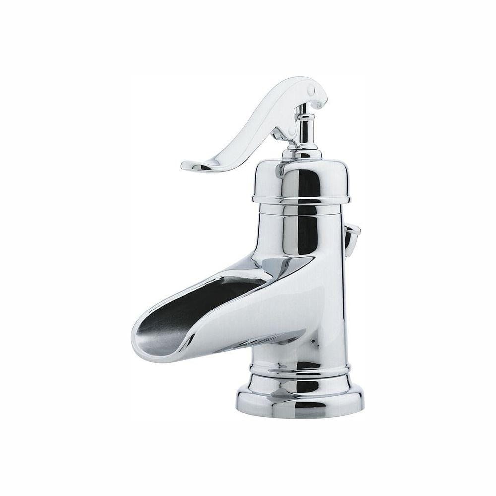 Pfister Ashfield 4 In Centerset Single Handle Bathroom Faucet In Polished Chrome Lg4 2yp0c 2385