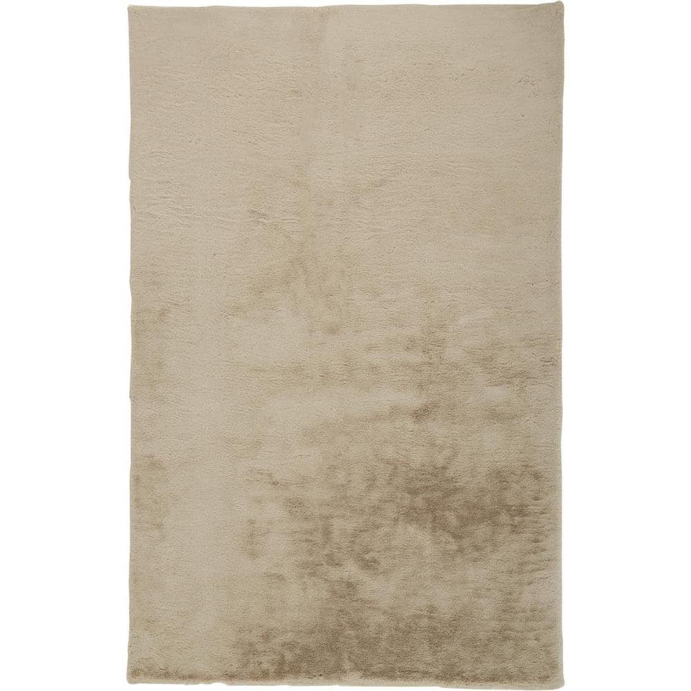 Tan Colour Rug HomeRoots Tan Solid Color 2 ft. x 3 ft. Area Rug 2000514253 - The Home ...