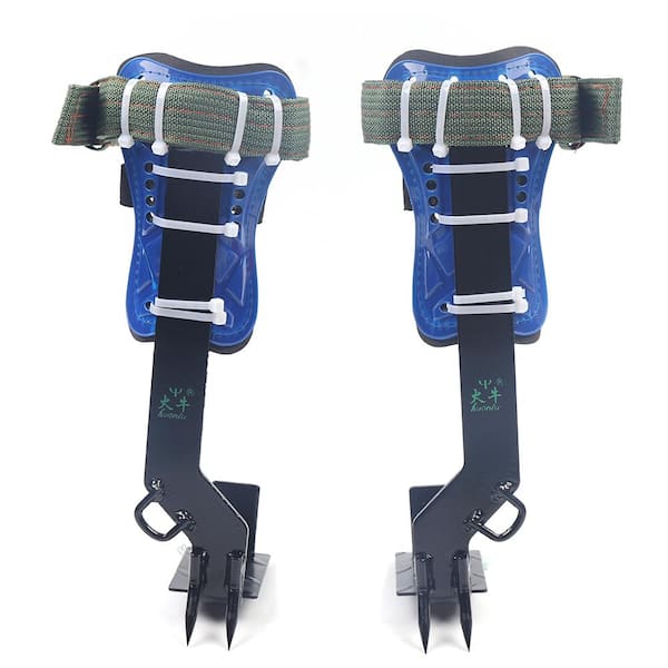 Tree Climbing Spike Set Safety Belt With Straps Safety Lanyard With Carabiner 