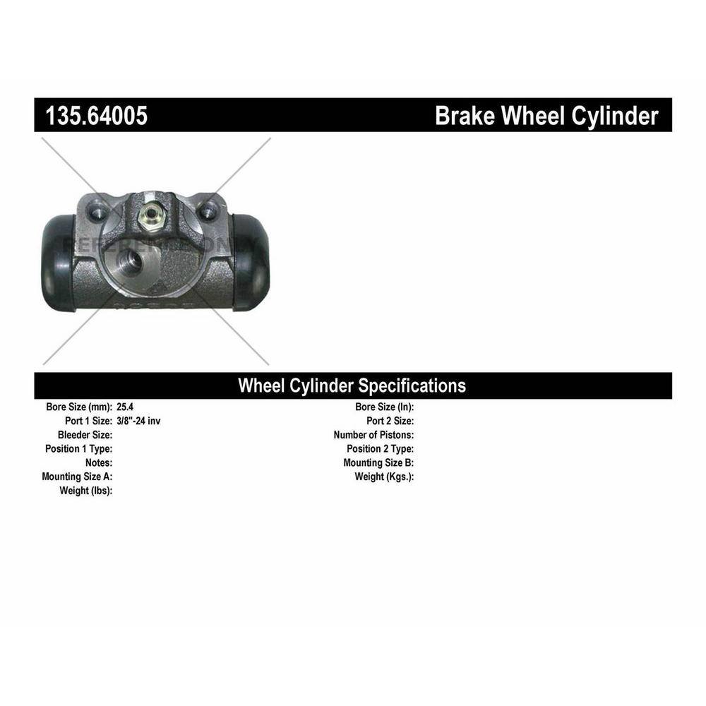Centric Parts 135.64005 C-Tek Standard Wheel Cylinder