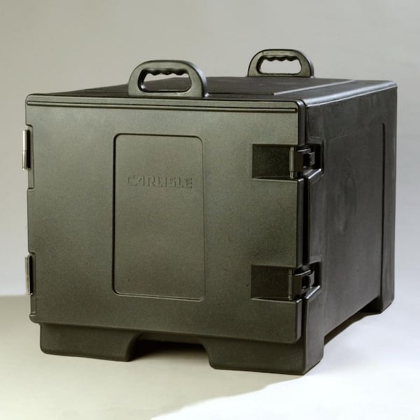 Insulated Sheet Pan and Tray Carrier with Nylex Latches in Black