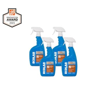 32 fl. oz. Hardwood and Laminate Floor Cleaner Advanced No-Rinse Solution Safe on Wood Laminate Marble and Vinyl(4-Pack)