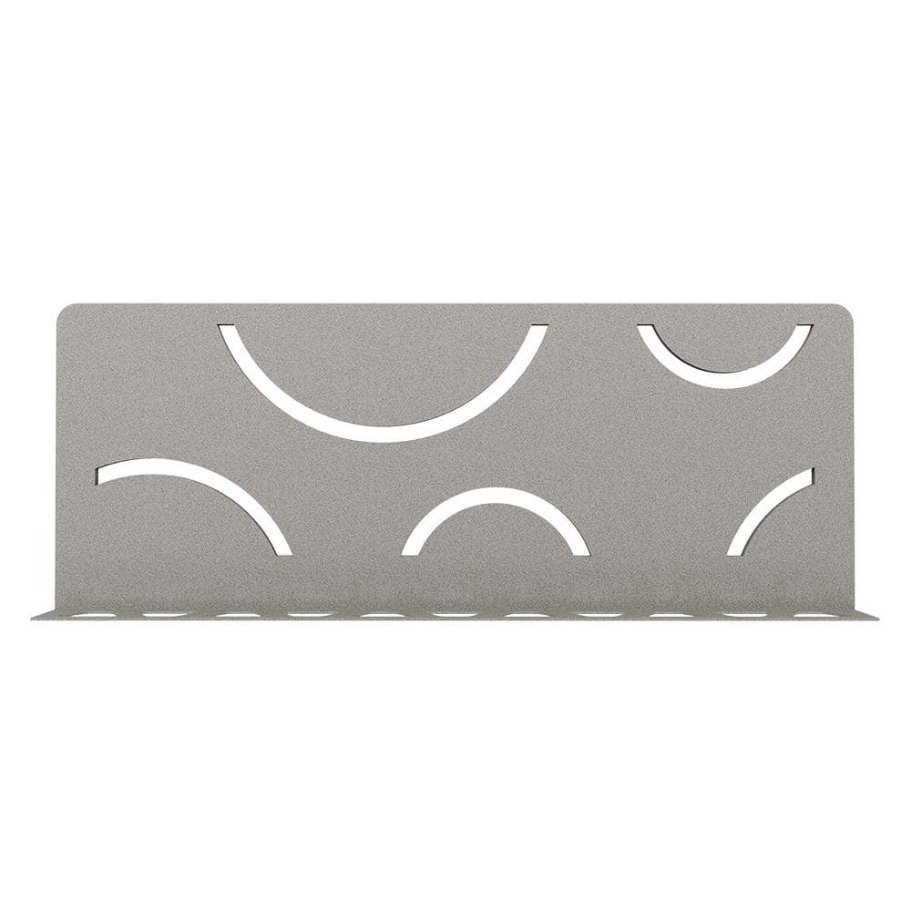Shelf-W Stone Grey Color-Coated Aluminum Curve Wall Shelf price history on PriceWatchPro