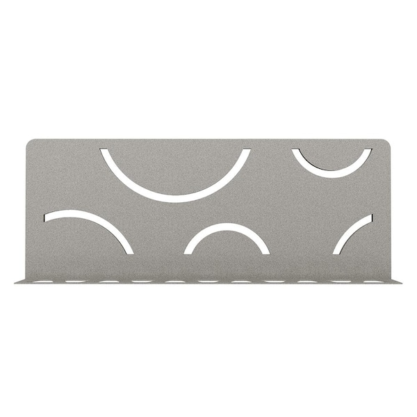 Schluter Shelf-W Stone Grey Color-Coated Aluminum Curve Wall Shelf  SWS1D6TSSG The Home Depot