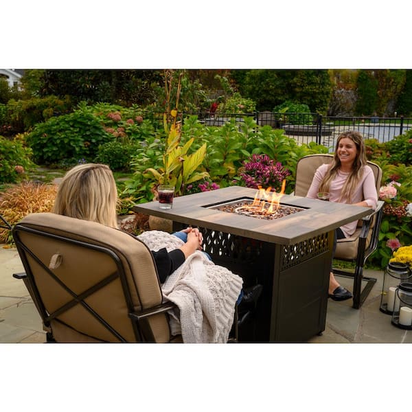 Endless Summer Dualheat 38 In W X 30, 30 Inch Outdoor Fire Pit Endless Summer Edition