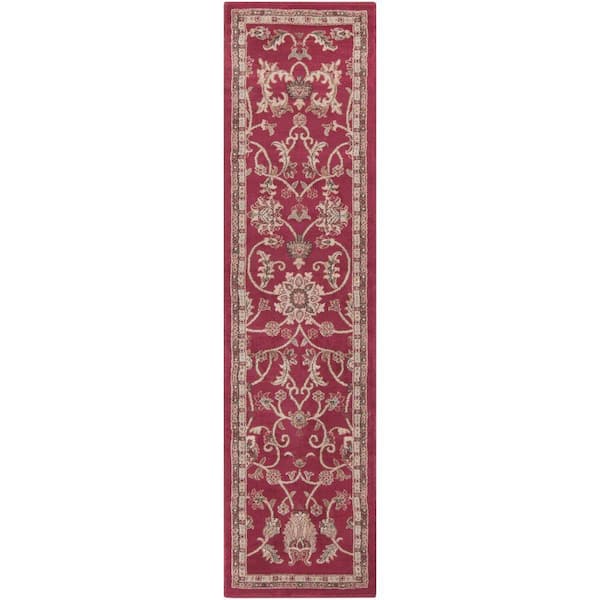 Livabliss Sabin Coral 3 ft. x 7 ft. Indoor Runner Rug