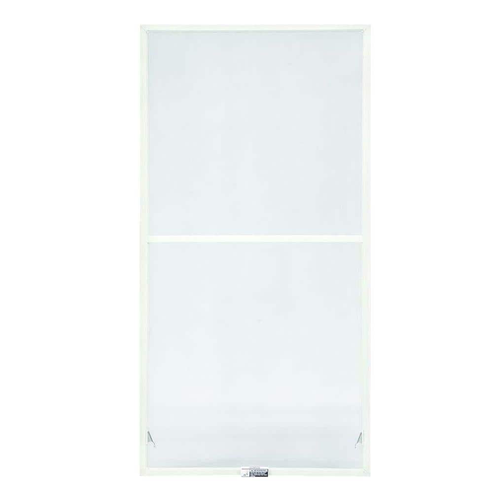 23-7/8 in. x 62-27/32 in. 200 and 400 Series White Aluminum Double-Hung Tru