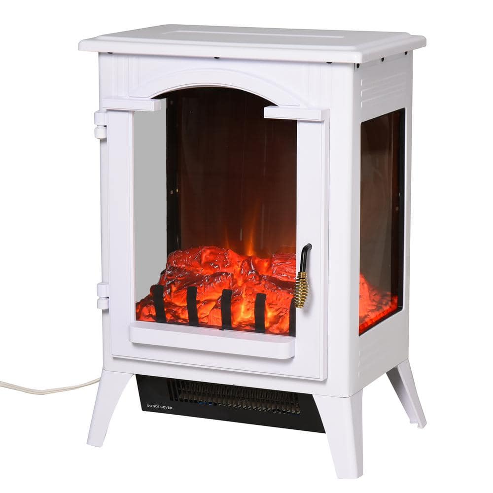23 in. Electric Cabinet Infrared Space Heater, Cool-to-the-Touch, Overheati