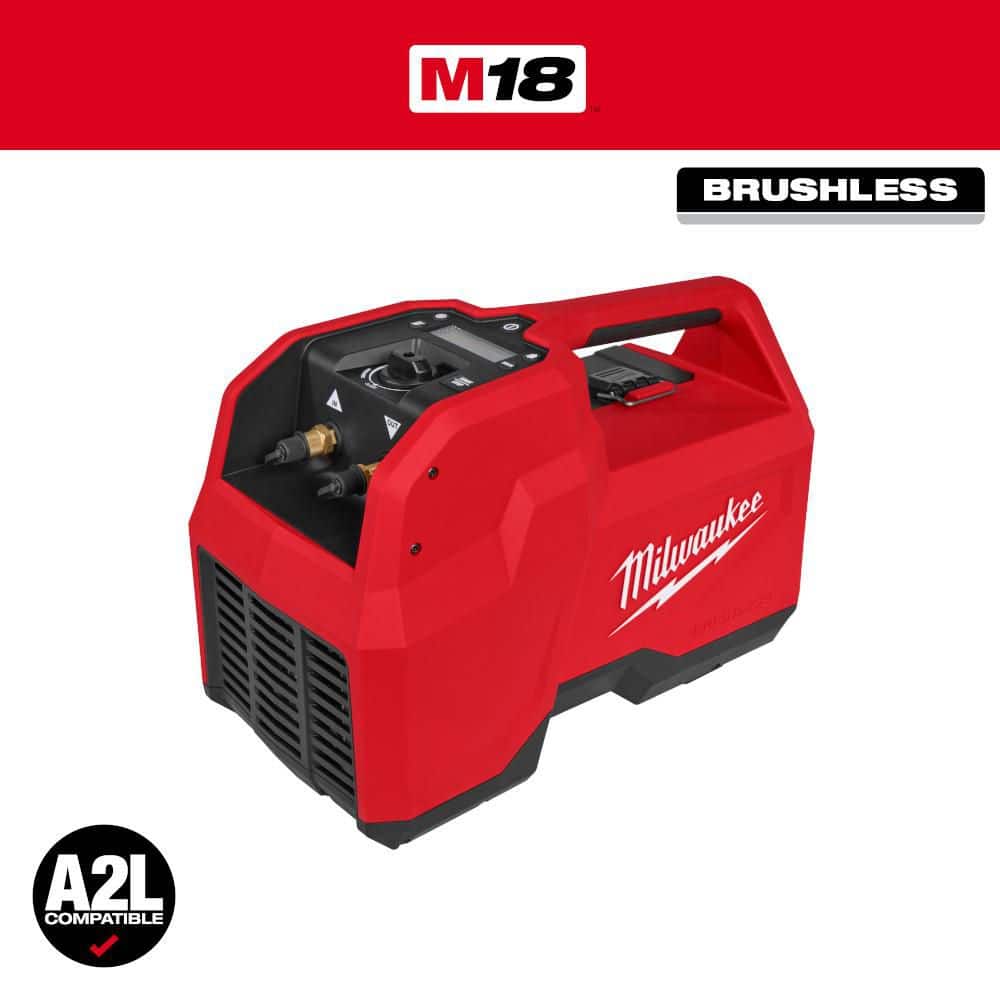 Milwaukee M18 18V Lithium-Ion Brushless Refrigerant Recovery