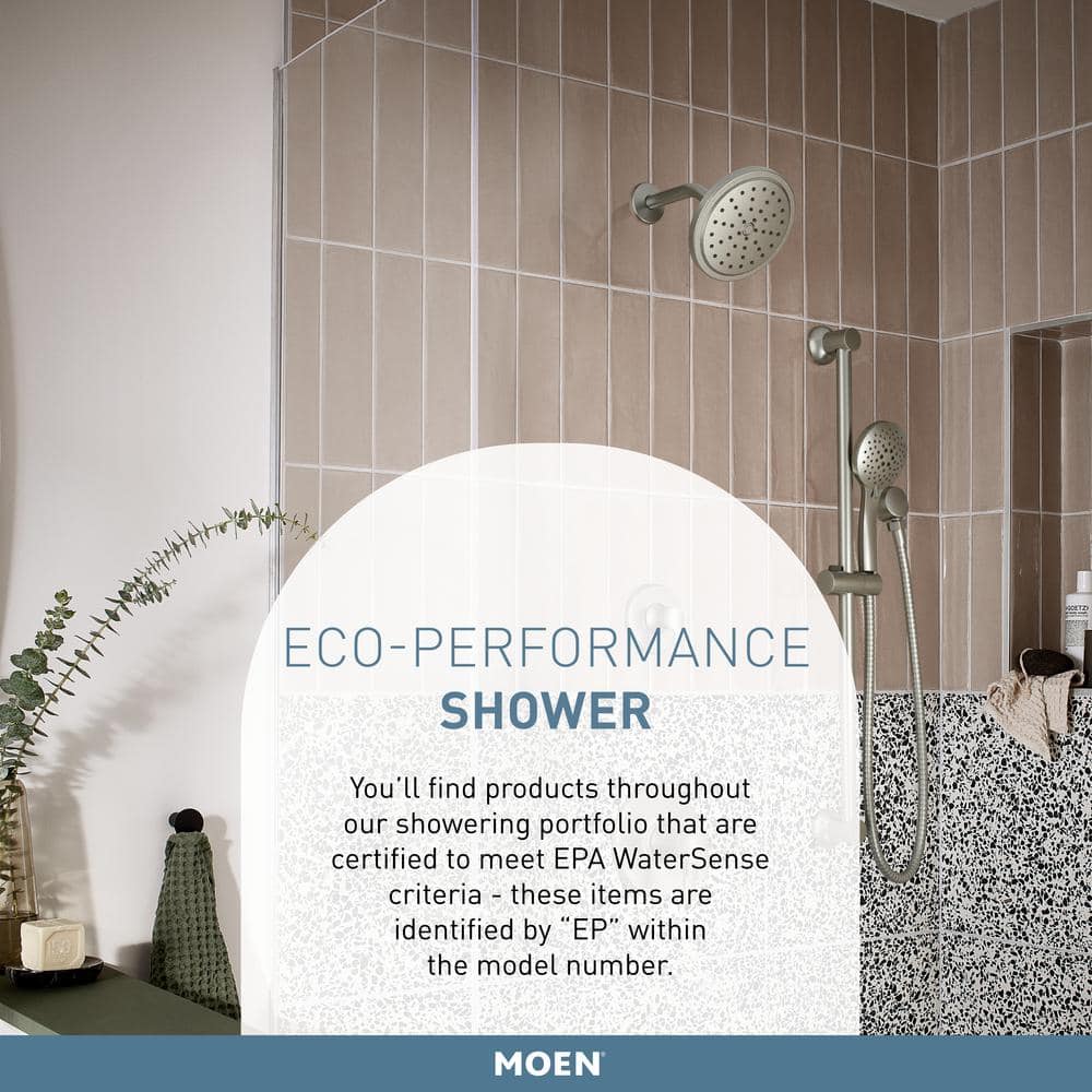 Oil Rubbed Bronze Eco-Performance Handheld Shower with Slide Bar