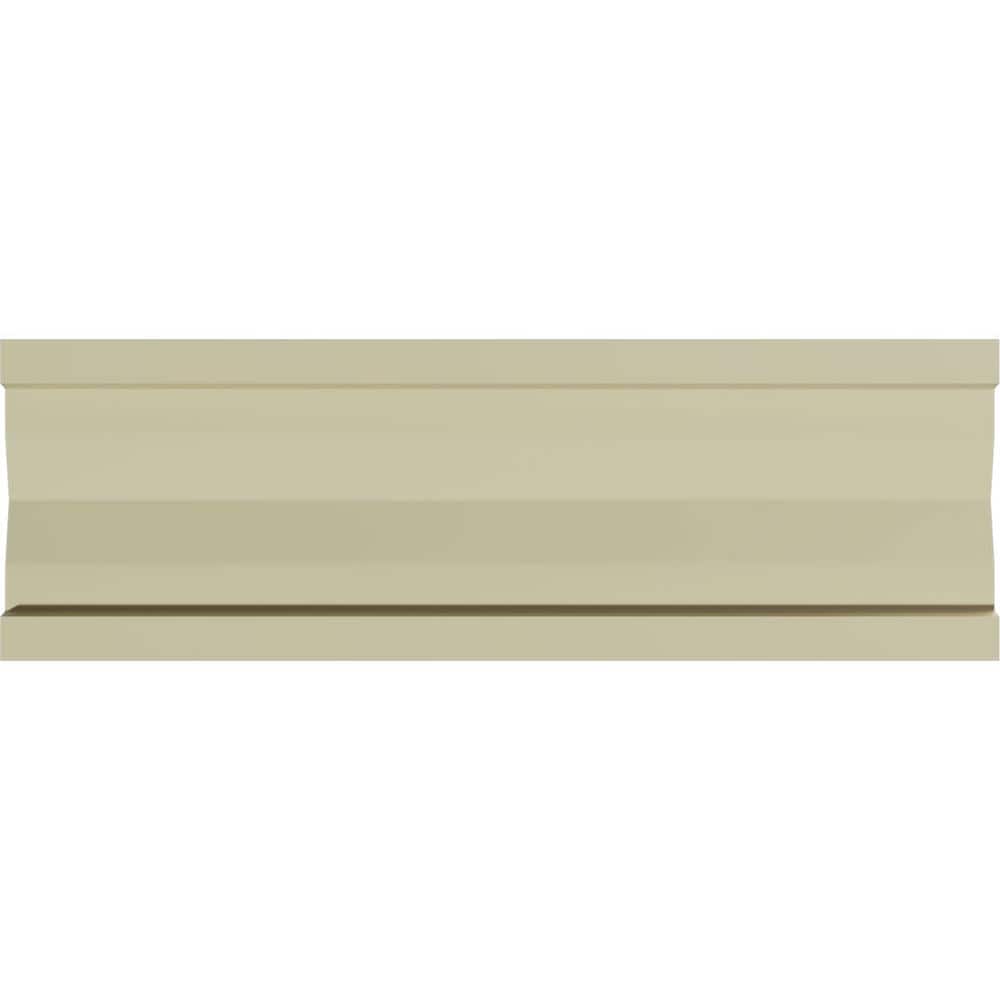 Gray Urethane Geometric Chair Rail Moulding Sample