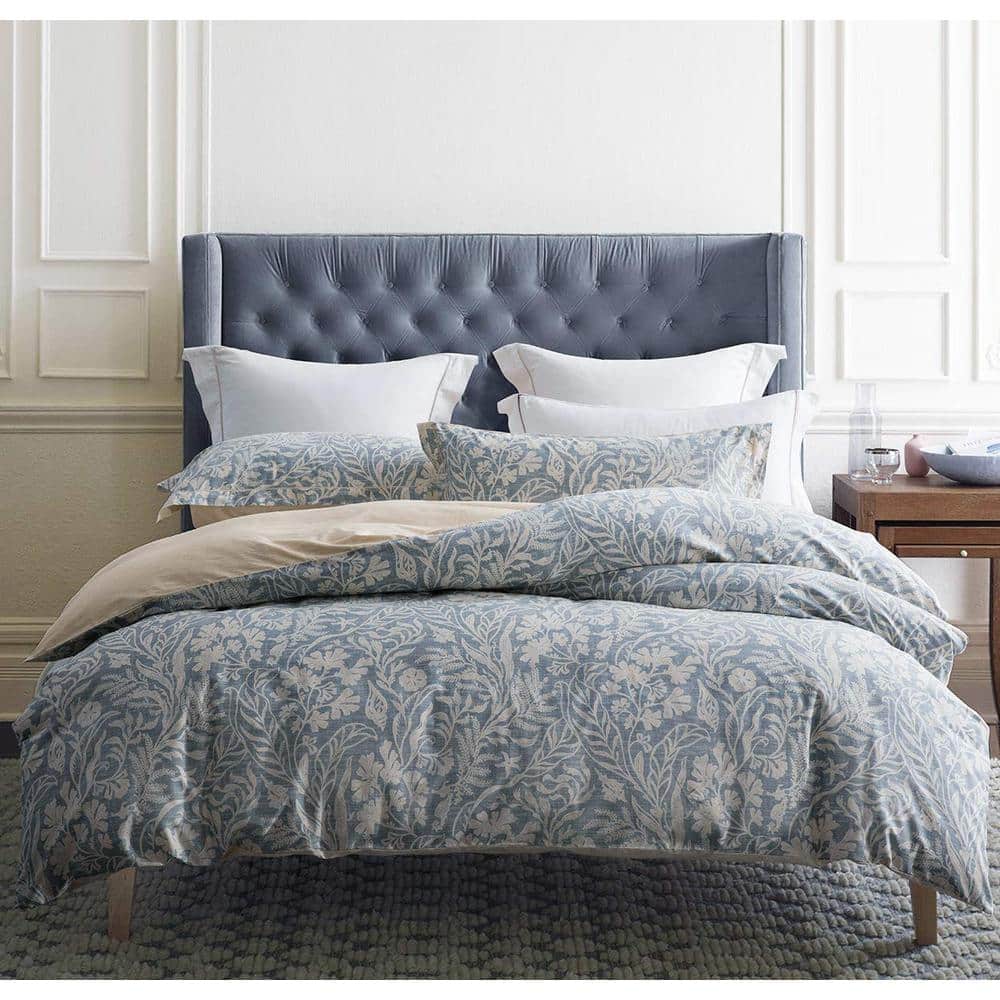 トップス duvet 3-Piece Haze Blue Cotton King Duvet Cover Set TG-DC632K